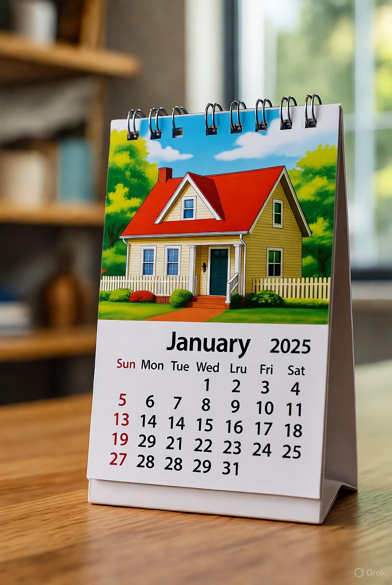 Календарь-домик